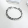 Pulsera de quilla de acero de titanio europea y americana estilo ins para hombres y mujeres, joyería de estilo frío, moda, joyería hip-hop callejera de comercio exterior transfronterizo