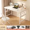 Escritorio de Computadora Plegable para Uso en Casa, Escritorio de Dormitorio, Escritorio de Oficina, Escritorio de Escritura para Estudiantes, Casa de Alquiler, Mesa Rectangular Sin Instalación
