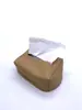 Caja de Pañuelos para Coche de Cuero con Sensación de Piel PU Caja de Pañuelos para Coche Estilo Crema Caja para Reposabrazos Parasol Caja de Pañuelos para Asiento