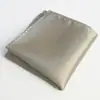 Pañuelo de Bolsillo para Hombre de Color Sólido, Pañuelo Pequeño Cuadrado Multicolor para Bodas y Negocios, Pañuelo de Pecho, Venta al por Mayor desde Fabricante, Más Vendido para Exportación