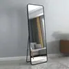 Espejo de Cuerpo Entero para Viviendas de Alquiler, Espejo de Cuerpo Entero de Pie para Uso Doméstico, Dormitorio, Decoración del Hogar, Viviendas de Alquiler Interiores de Gama Alta