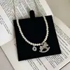 Collar de Perlas Moneda tipo Carrusel Inspirado en el Diseño para Mujer, Moda de Lujo Ligero, Tendencia, Versátil para el Trabajo, Gargantilla, Cadena para Clavícula