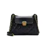 Bolsa Pequeña de Cadena de Rejilla de Diamantes Nueva Primavera 2026 Bolsa para Mujer Moda Tendencia Versátil Bolso Cruzado Bolso de Hombro Pequeño Estilo Chanel para Mujer