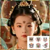 Adesivos de Tatuagem para Sobrancelhas com os Doze Signos do Zodíaco Estilo Dunhuang, Acessórios de Traje Hanfu Estilo Chinês Tradicional, Decorações Criativas