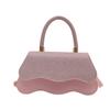 Bolsa Pequena Retro Fashion Feminina Verão 2024 Nova Moda Casual Popular Bolsa Transversal Texturizada Portátil Pequena Quadrada