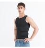 Túnica de Corte Europeu e Americano Cintura Ajustável Velcro Zíper Modelador Roupa Esportiva Túnica Abdominal Suor
