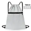 Mochila con Cordón con Logo Personalizado, Mochila Deportiva Unisex para Fitness, Bolsa Ligera de Baloncesto con Cremallera, Bolsita Portátil