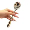 Cuchara Creativa de Acero Inoxidable, Cuchara Redonda de Moda para Uso en Casa y Restaurante, Cuchara para Comer, Cuchara de Postre para Niños, Cuchara para Pastel, Venta al por Mayor