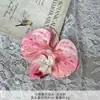 Orquídea Phalaenopsis Flor Cabeça Flor de Lapela Flor de Presente Grampo de Cabelo Adorno de Cabeça Flor Artificial DIY