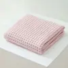 Toalla Fina de Gasa Arrugada Estilo Japonés, Suave, Absorbente, Transpirable, Hidratante, Toalla para Lavado Facial, Color Liso, Sencilla y Amigable con la Piel
