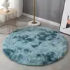 Tapete Redondo de Pelo Longo, Tapete para Cadeira de Balanço, Tapete para Cesta Suspensa, Tapete de Lazer para Sala de Estar, Tapete ao Lado da Cama do Quarto, Tapete para Mesa de Centro Redonda, Tapete para Cadeira de Computador