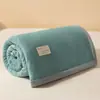 Manta de terciopelo de leche invierno terciopelo coral dormitorio estudiantil manta pequeña oficina siesta sofá cubierta de manta para cama