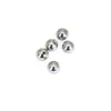 Acessórios de Base de Reposição para Piercing de Orelha 0,8/1,0/1,2 mm Acessórios de Base Esférica Cilíndrica para Piercing de Orelha Aço Inoxidável