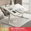 Mesa de cama plegable de altura ajustable, escritorio simple para estudiantes de dormitorio, escritorio de estudio con soporte de altura ajustable