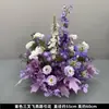 Arreglos Florales Morados para Bodas, Orquídeas Phalaenopsis Artificiales, Caminos de Flores, Decoraciones de Boda, Flores Artificiales, Decoración de Compromiso Arte Floral