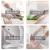 Luvas de lavagem de louça doméstica transparente roupa branca impermeável borracha de limpeza doméstica borracha antiderrapante cozinha fina durável atacado