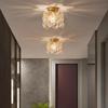 Lámpara de techo nórdica, pasillo, pasillo, lámpara sencilla, lámpara de balcón, moderna lámpara de cristal para el hogar, lámpara de lujo, iluminación