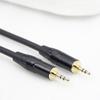 Cabo de Áudio 3.5mm para XLR Macho-Fêmea para Placa de Som Mixer Computador Microfone, Cabo de Áudio XLR Pequeno de Três Vias, Fio de Cobre Puro