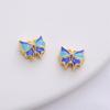 Conservación del Color Joyería Cloisonné de Oro de 18K Accesorios de Cuentas de Cobre Pulsera de Mariposa Loto Cuentas de Transferencia Material de Cuentas DIY