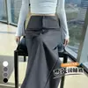 Conjunto Feminino de Outono Calças Wide Leg para Corpo Tipo Pera, Cintura Alta, Soltas, Drapeadas, Casuais, de Perna Reta, Comprimento no Chão