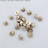 Hebilla Dorada para Coser con Forma de Corona Guangxi 10mm Hebilla Cosida a Mano Decoración de Botón para Ropa de Muñeca