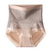 Ropa interior de cintura alta para mujer, pantalones abdominales que levantan la cadera, sin marcas, con faja negra, antirrugas.