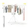 Cabideiro Dobrável Personalizado Amazon em Formato de Guarda-Chuva de Chão para Uso Doméstico Economizador de Espaço Universal Interno/Externo Secador Retrátil