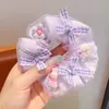 Scrunchie de Tule com Bolinhas Estilo Delicado e Feminino com Acessório de Coelho 3D e Laço, Acessório de Cabelo Versátil