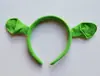 Ventas Directas de Fábrica Halloween Diadema Verde Cabeza de Shrek para Niños Diadema de Actuación Disfraz Accesorios para Fiestas Cabello