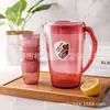 Atacado de fábrica grande capacidade estilo coreano doméstico 1.8L garrafa de água fria empresarial presente publicitário garrafa de água fria de plástico com tampa