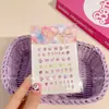 Nuevas Pegatinas para Uñas de Dibujos Animados de Kuromi para Bebés, Linda Decoración de Uñas Impermeable para Niñas Pequeñas, Pegatinas para Uñas para Niñas