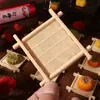 Nuevo Plato de Pastelería Estilo Chino, Decoración de Pastel de Bodas, Soporte para Bocadillos de Banquete de Compromiso, Posavasos para Té