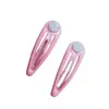 Estilo Coreano Gota de Aceite 5cm Pinza de Gota de Agua Pinza Bb con Soporte Pasador Color Caramelo Material para Joyería Hecha a Mano DIY Accesorios de Pinza Inferior