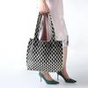 Bolsa de Hombro Grande de Tejido Volador de Gran Ola de Alto Valor Moda Transfronteriza Versátil Popular en Internet Japonesa Gran Capacidad Dos Tonos