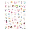 Xiaohongshu Douyin Transmisión en Vivo Pegatinas para Uñas con Relieve para Niños Pegatinas para Uñas para Adultos Funda para Teléfono iPad Fabricante Venta al por Mayor en Stock
