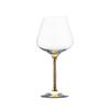 Um Conjunto Completo de Taças de Vinho Douradas com Diamantes com um Toque de Luxo, um Conjunto de Taças de Cristal de Luxo e uma Decoração Luxuosa para o Armário de Vinhos da Sala de Estar