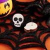 Europa e Estados Unidos novos brincos de Halloween brincos de aranha fantasma transfronteiriços brincos de caveira engraçada de horror
