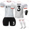 2425 Liverpool Segunda Equipación de Fútbol No. 11 Savhe Jersey 4 Van Dake Nuevo Beta Secado Rápido Ropa Deportiva
