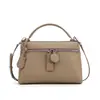 Bolso de Piel Genuina para Mujer 2026 Nuevo Estilo Primera Capa Piel de Vaca Bolso Lonchera de Moda Versátil para Viajes Diarios Bolso Cruzado Bolso de Hombro Único para Mujer