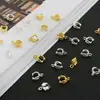 Accesorios para Joyería DIY Pasador de Aleación Broche con Forma de Hoja Colgante para Collar Pinza Broche de Jade Pinza para Collar