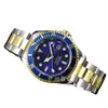 Reloj de Comercio Exterior Transfronterizo Esfera Grande Verde Fantasma del Agua Europeo y Americano con Calendario Cuarzo Correa de Acero Reloj Danny Road