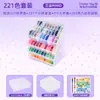 Kit de Miçangas Exclusivo MARD com 265 Cores Completo para DIY com Armazenamento Integrado de Miçangas e Pacote de Reposição