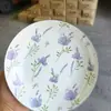 2026 Novo Modelo 7 polegadas 8 polegadas Prato de Frutas de Cerâmica Prato de Louça Doméstico Padrão de Desenho Animado Fofo Personalizável