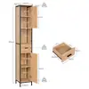 Gabinetes Altos de Baño de Venta Caliente Transfronterizos, Gabinetes Altos de Hierro y Madera Estilo Americano, Suministro Directo del Fabricante, Gabinetes de Baño para Apartamentos Pequeños, Gabinetes Altos para Sala de Estar y Pasillo
