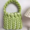 Bolsa Tejida a Mano con Hilo Islandés, Kit DIY con Hilo Extra Grueso para Tejer un Bolso de Mano, Adecuado para Actividades Divertidas de Empresa