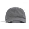 Gorra Zhonghao New Light Plate Gorra de Béisbol de Alta Gama Japonesa y Coreana de Copa Suave Lisa de Color Sólido Lavada para Cabeza Grande para Hombre