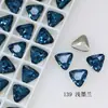 Diamante para Unhas Dongzhou 8mm Ponta Triangular Fundo Plano Diamante Colorido Diamante de Formato Especial Acessórios para Joias DIY Novo Adesivo de Unha com Diamante