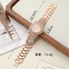 Relógio de Pulso de Quartzo com Pulseira de Aço Totalmente Cravejado com Diamantes, Moda Hip-Hop Transfronteiriça, Luxuoso, Moderno, Temperamento, Fabricante em Estoque
