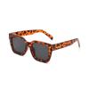 Nuevas gafas de sol 2024, europeas y americanas, cuadradas, transparentes, de moda vintage para celebridades de Internet, gafas de sol transfronterizas.