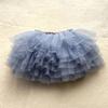 Falda de Princesa Otoño e Invierno Estilo Coreano Falda Tutú de Seis Capas de Tul para Niña Falda de Tul Navideña para Niños Falda de Bebé
